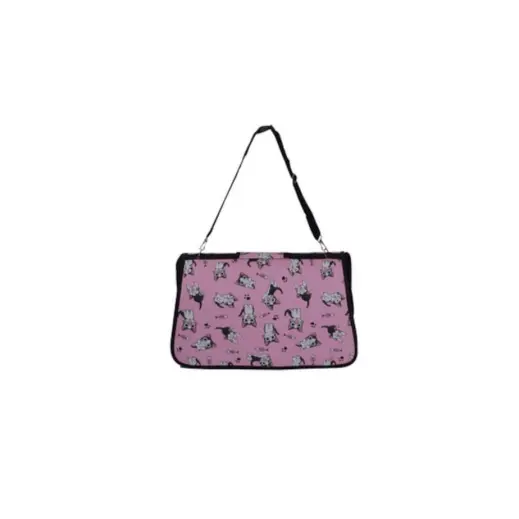 Cat Carrier Bag Small Pink Back